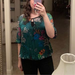 Zara Floral Blouse
